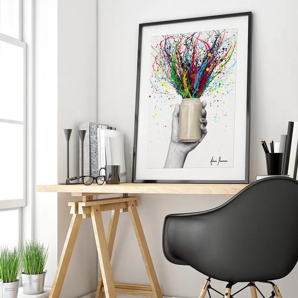 Half Full Framed Art Print Half Full Framed Art Print wall art product Ashvin Harrison