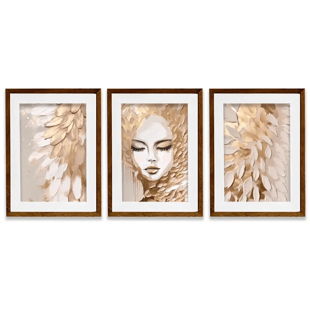 Halo Complement Framed Art Print Trio Halo Complement Framed Art Print Trio wall art product Isabella Karolewicz