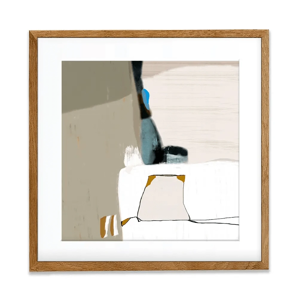 Hanging Around Square Framed Art Print Hanging Around Square Framed Art Print wall art product Roberto Moro