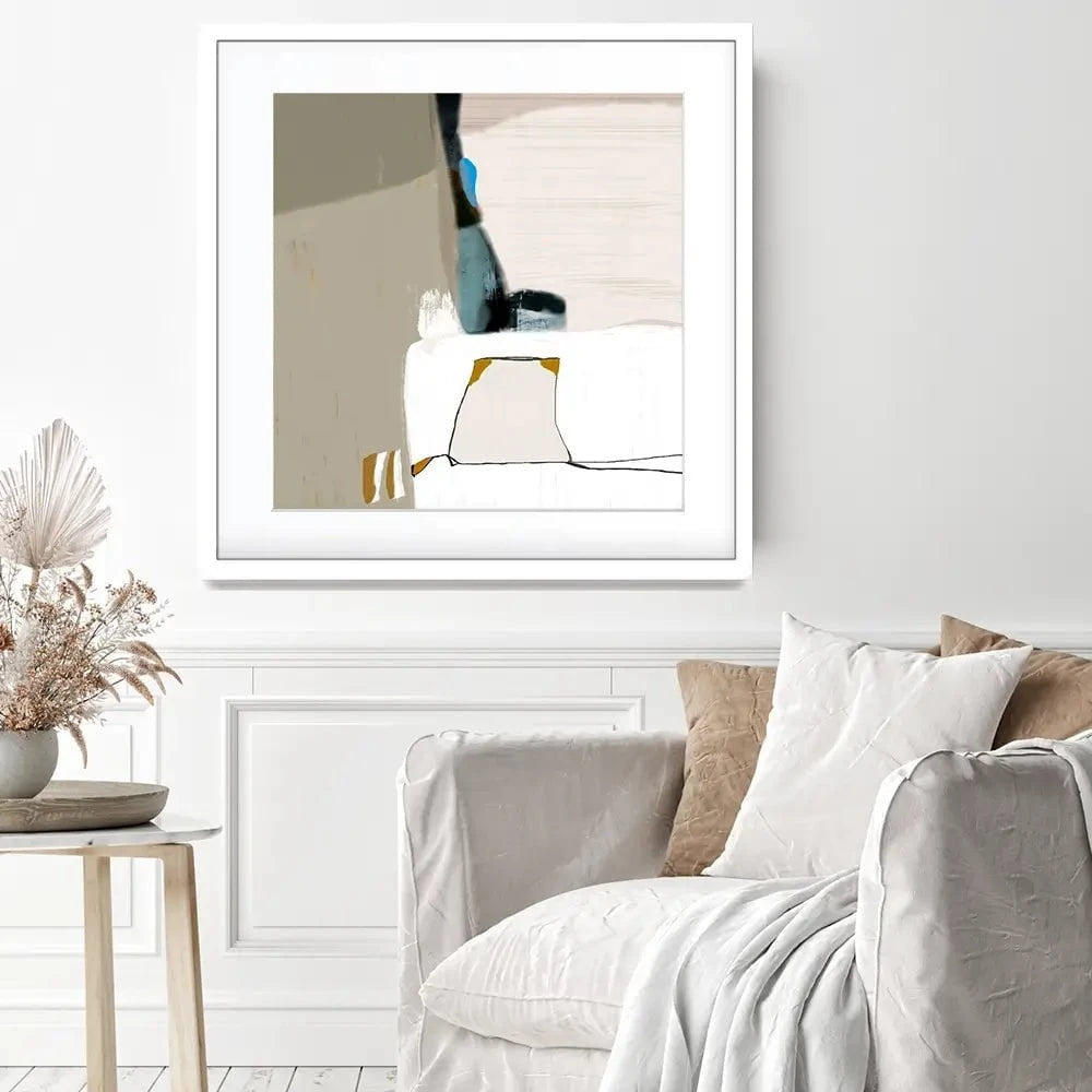 Hanging Around Square Framed Art Print Hanging Around Square Framed Art Print wall art product Roberto Moro