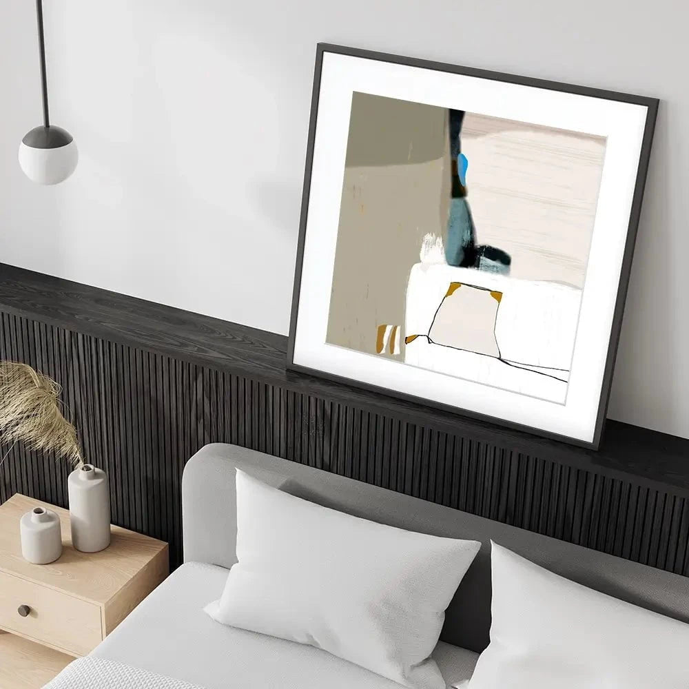 Hanging Around Square Framed Art Print Hanging Around Square Framed Art Print wall art product Roberto Moro