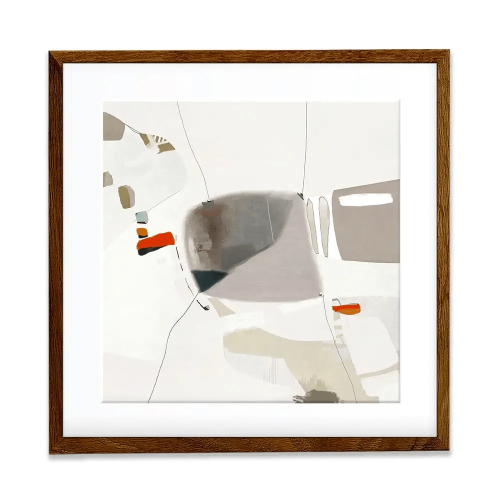 Hanging Loose Square Framed Art Print Hanging Loose Square Framed Art Print wall art product Roberto Moro