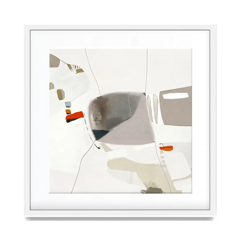 Hanging Loose Square Framed Art Print Hanging Loose Square Framed Art Print wall art product Roberto Moro
