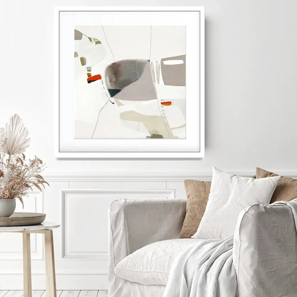 Hanging Loose Square Framed Art Print Hanging Loose Square Framed Art Print wall art product Roberto Moro