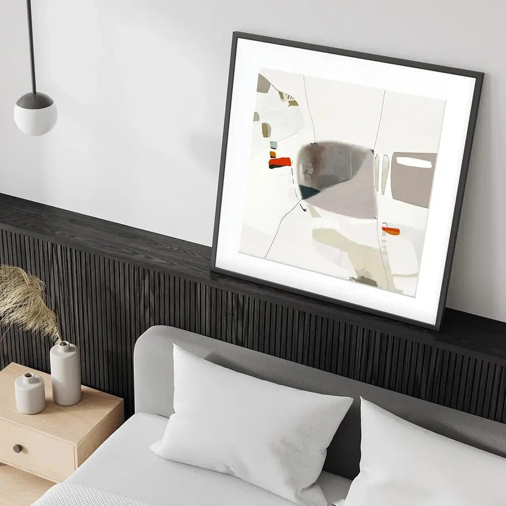 Hanging Loose Square Framed Art Print Hanging Loose Square Framed Art Print wall art product Roberto Moro