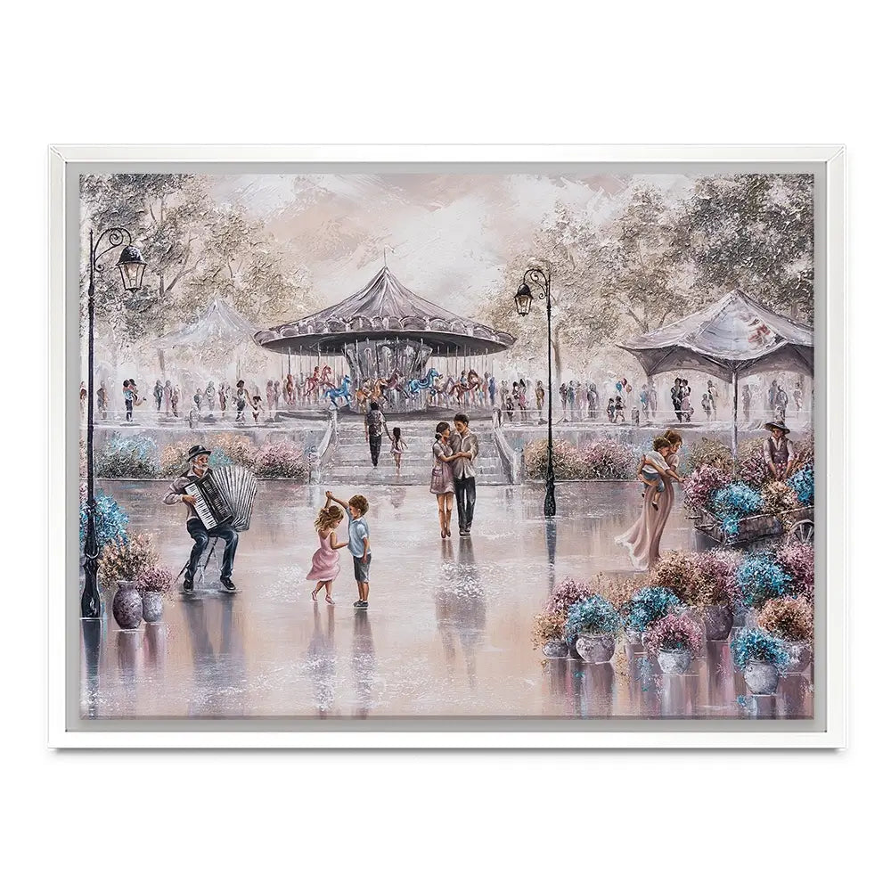 Happiness Everywhere Canvas Print Happiness Everywhere Canvas Print wall art product Isabella Karolewicz