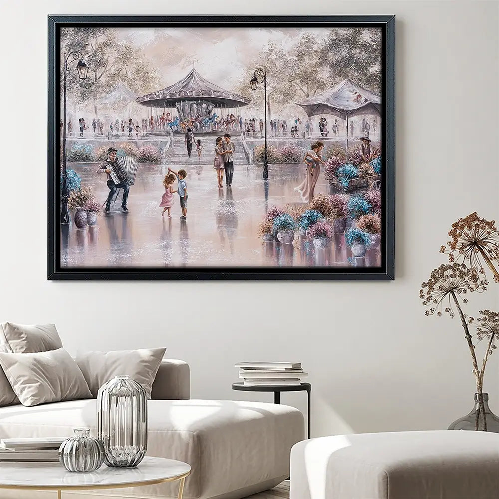Happiness Everywhere Canvas Print Happiness Everywhere Canvas Print wall art product Isabella Karolewicz