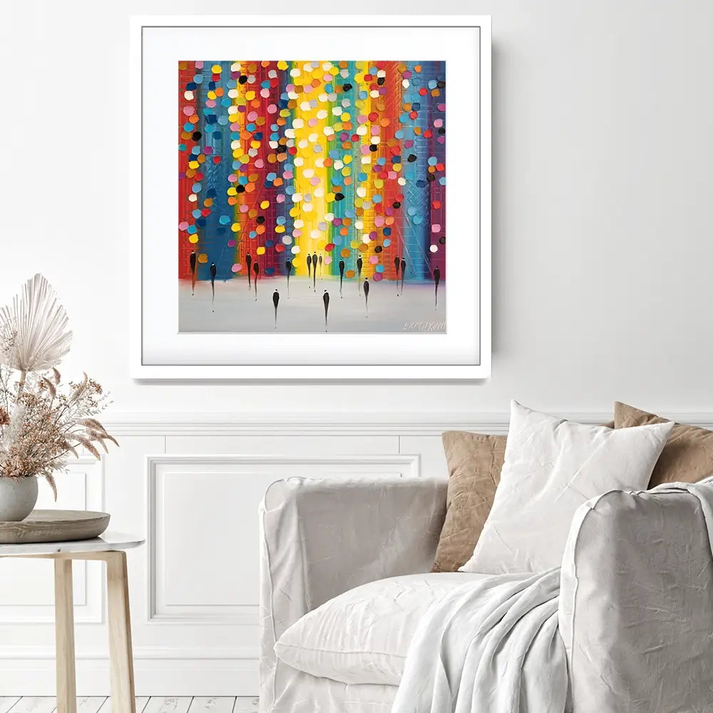 Happy Afternoon Framed Art Print Happy Afternoon Framed Art Print wall art product Ekaterina Ermilkina