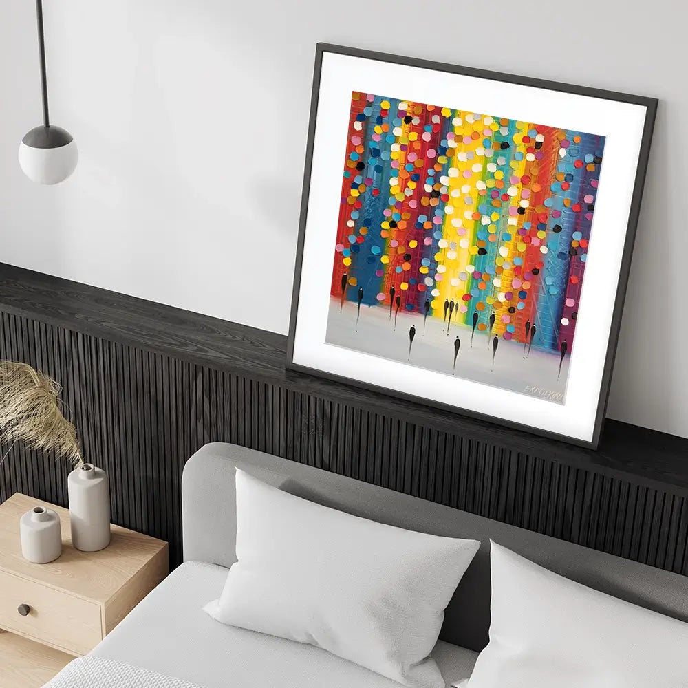 Happy Afternoon Framed Art Print Happy Afternoon Framed Art Print wall art product Ekaterina Ermilkina