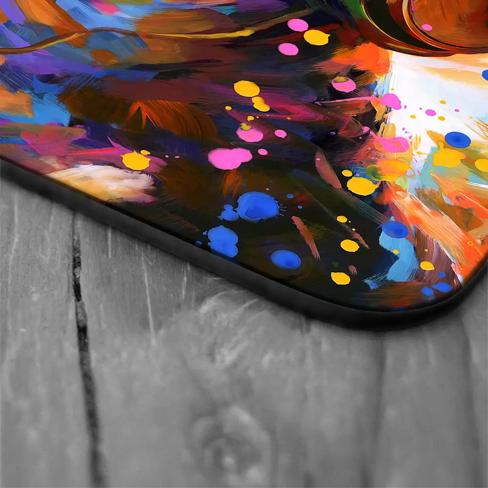 Happy Beats Coaster Set Rainbow Soul Tree Coaster Set | Rainbow Soul Tree Art Coasters wall art product Leon Devenice