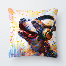 Happy Beats Cushion Happy Beats Cushion wall art product Leon Devenice