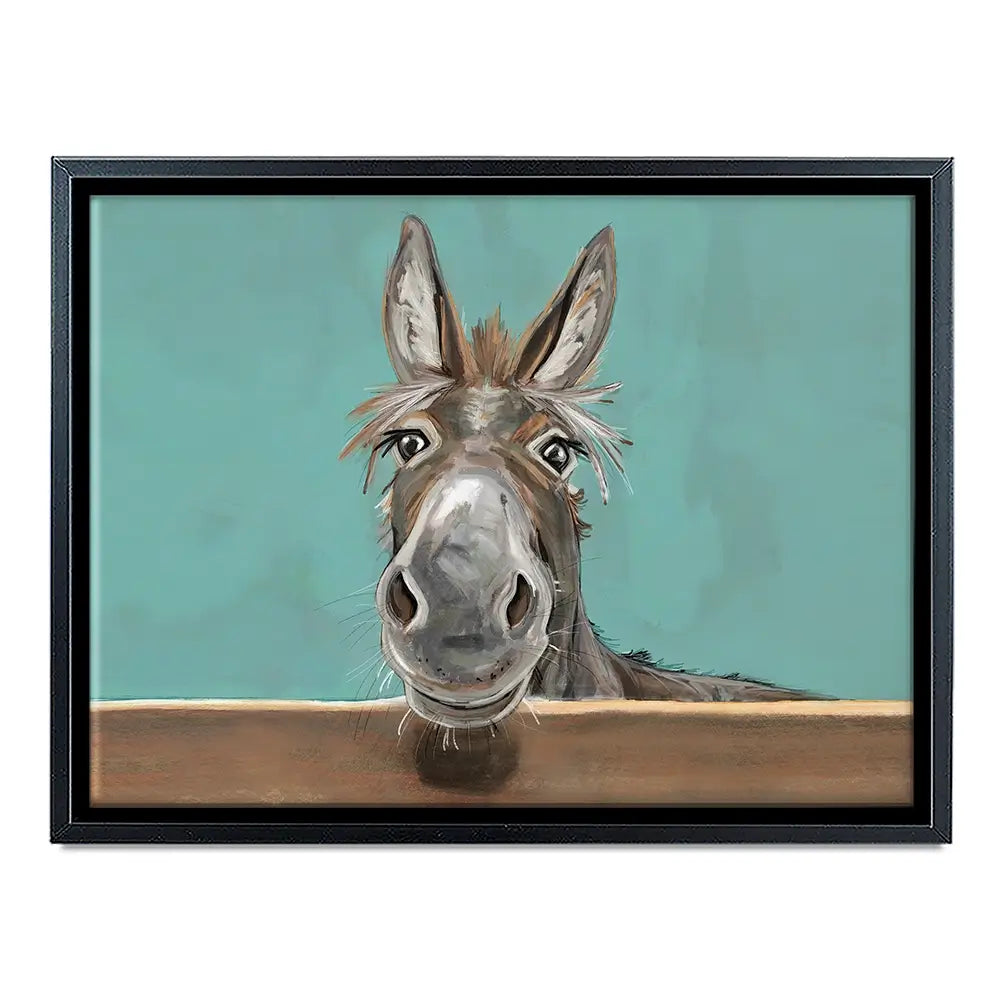 Happy Donkey Landscape Canvas Print Happy Donkey Landscape Canvas Print wall art product D Mosconi