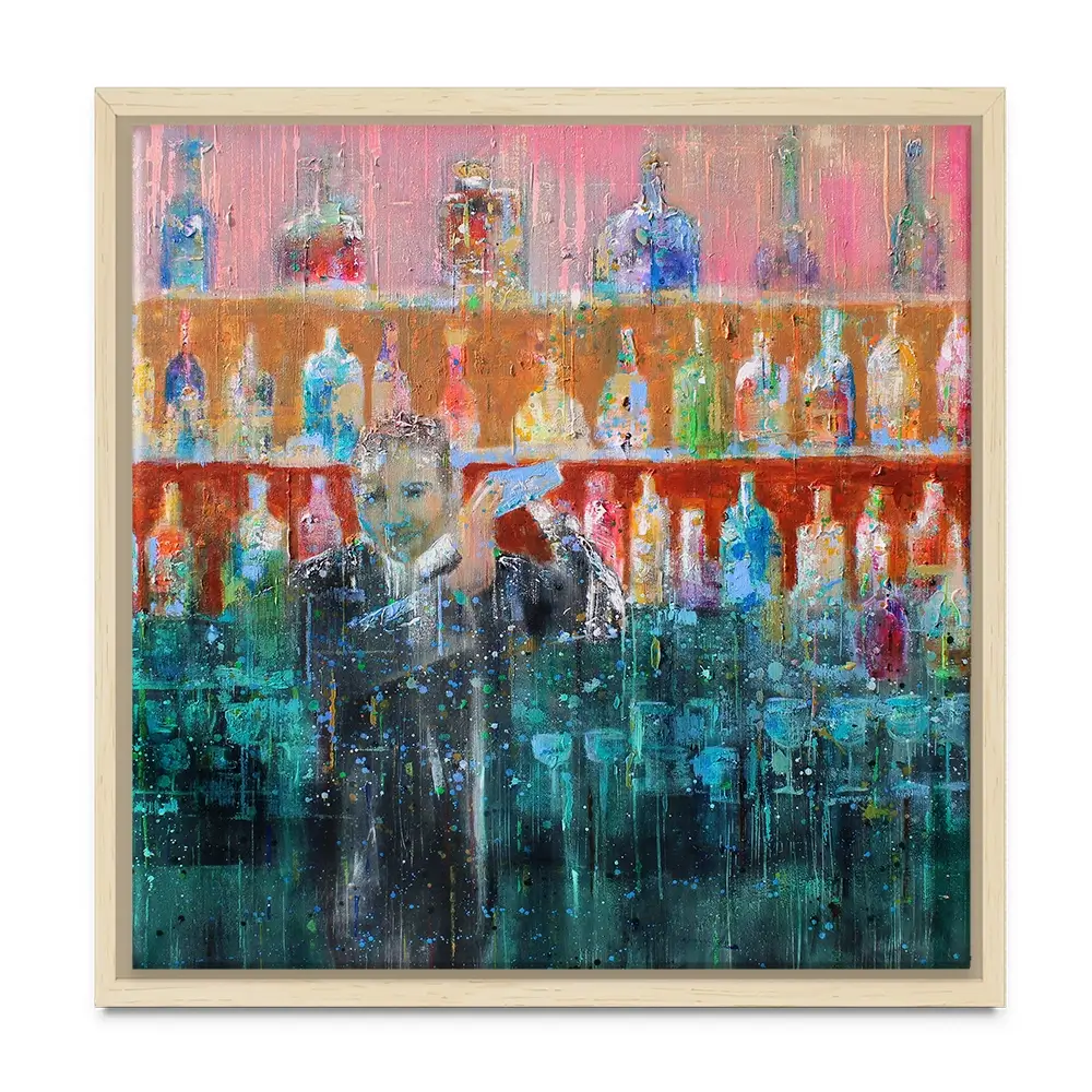 Happy Hour Canvas Print Happy Hour Canvas Print wall art product Studio Paint-Ing