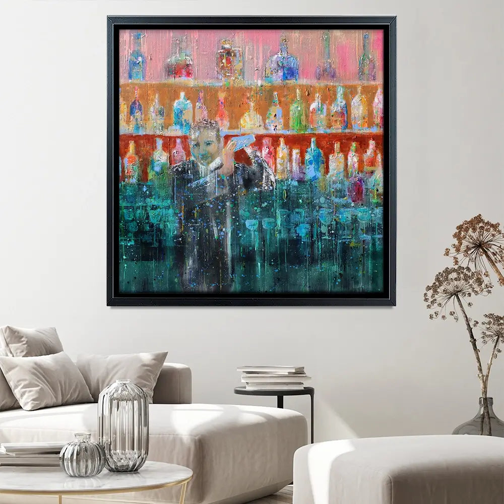 Happy Hour Canvas Print Happy Hour Canvas Print wall art product Studio Paint-Ing