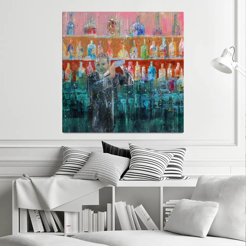 Happy Hour Canvas Print Happy Hour Canvas Print wall art product Studio Paint-Ing