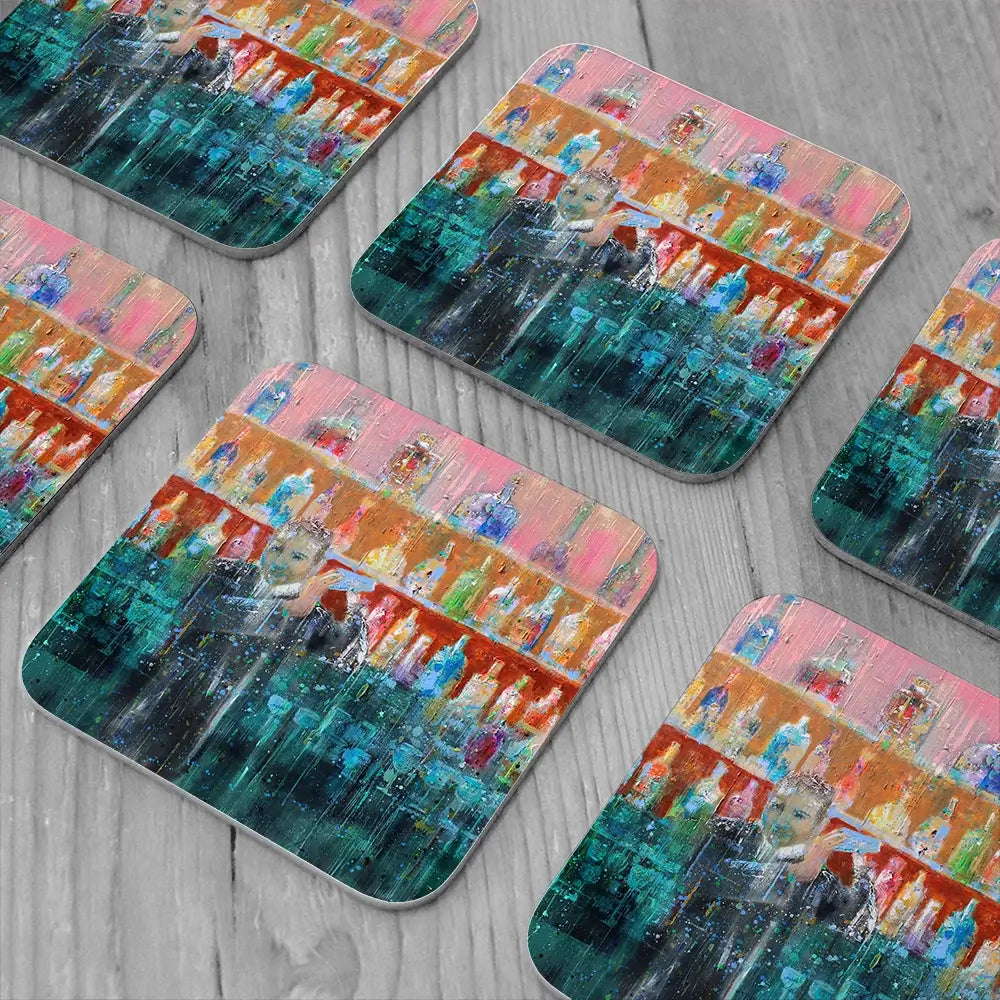 Happy Hour Coaster Set Happy Hour Coaster Set wall art product Studio Paint-Ing