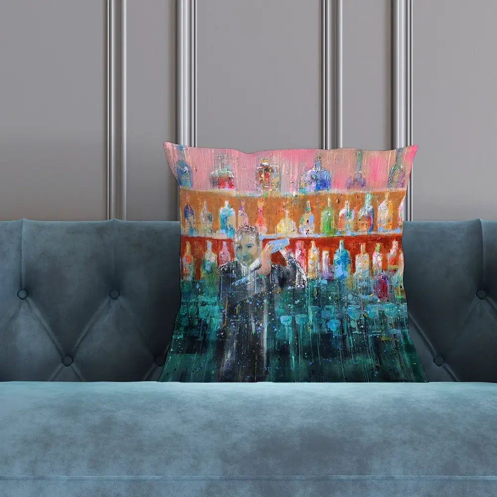 Happy Hour Cushion Happy Hour Cushion wall art product Studio Paint-Ing