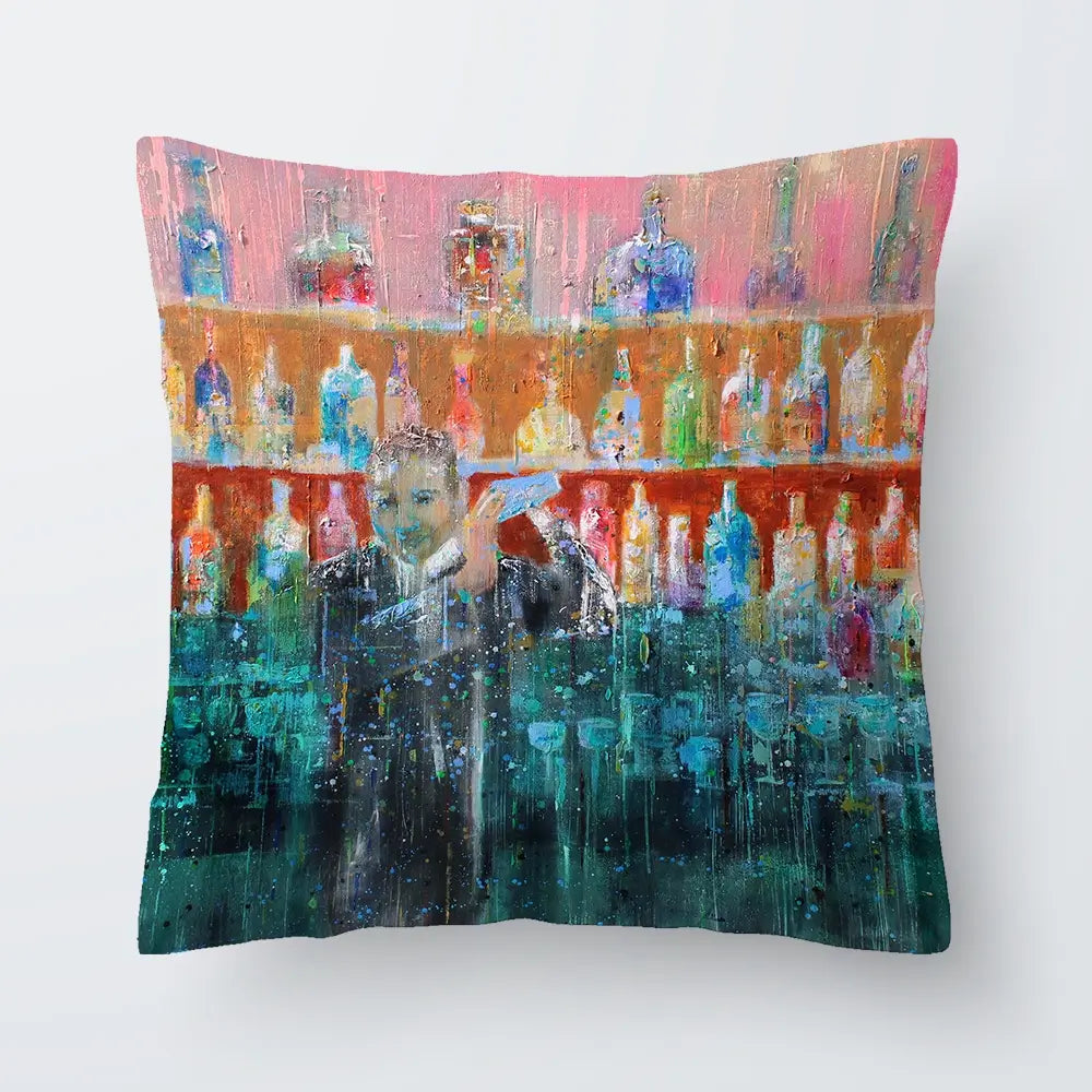 Happy Hour Cushion Happy Hour Cushion wall art product Studio Paint-Ing