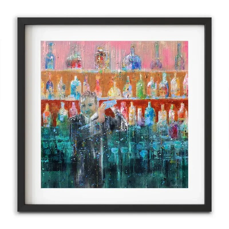 Happy Hour Framed Art Print Happy Hour Framed Art Print wall art product Studio Paint-Ing