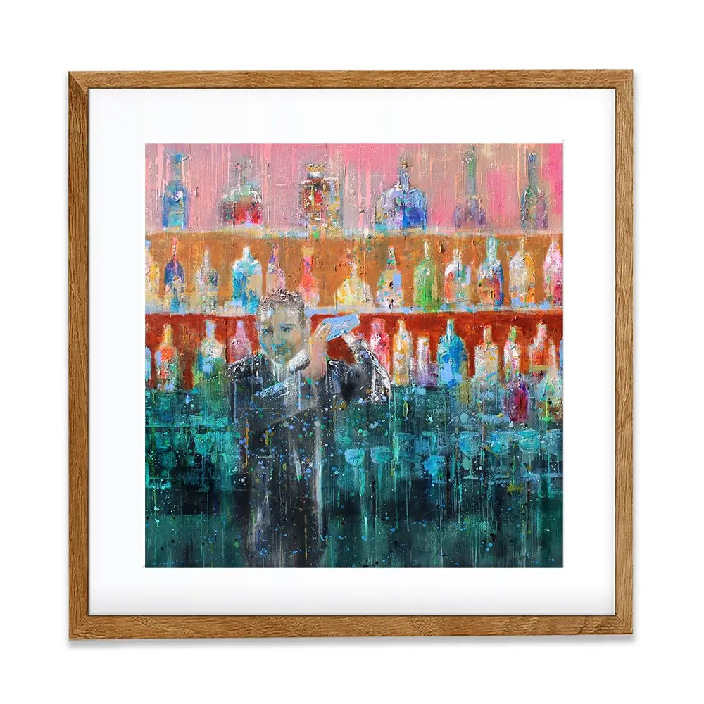 Happy Hour Framed Art Print Happy Hour Framed Art Print wall art product Studio Paint-Ing