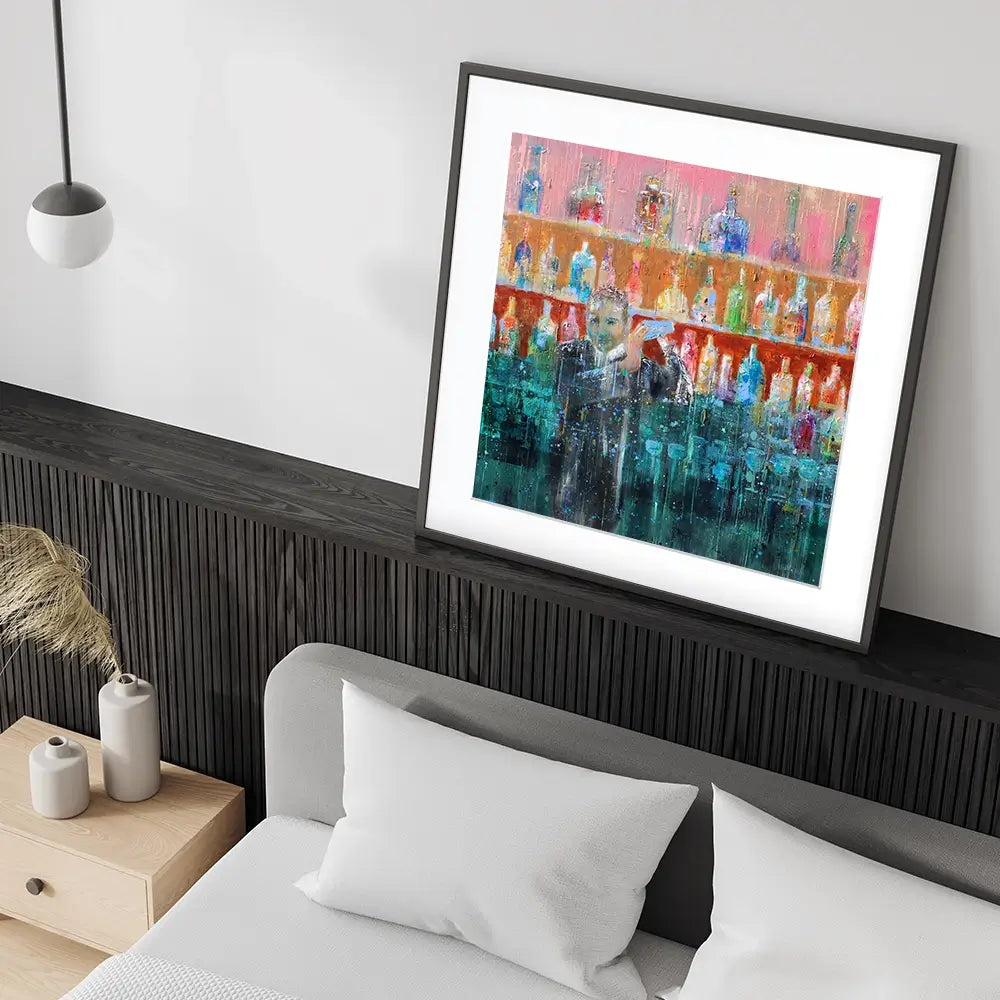Happy Hour Framed Art Print Happy Hour Framed Art Print wall art product Studio Paint-Ing