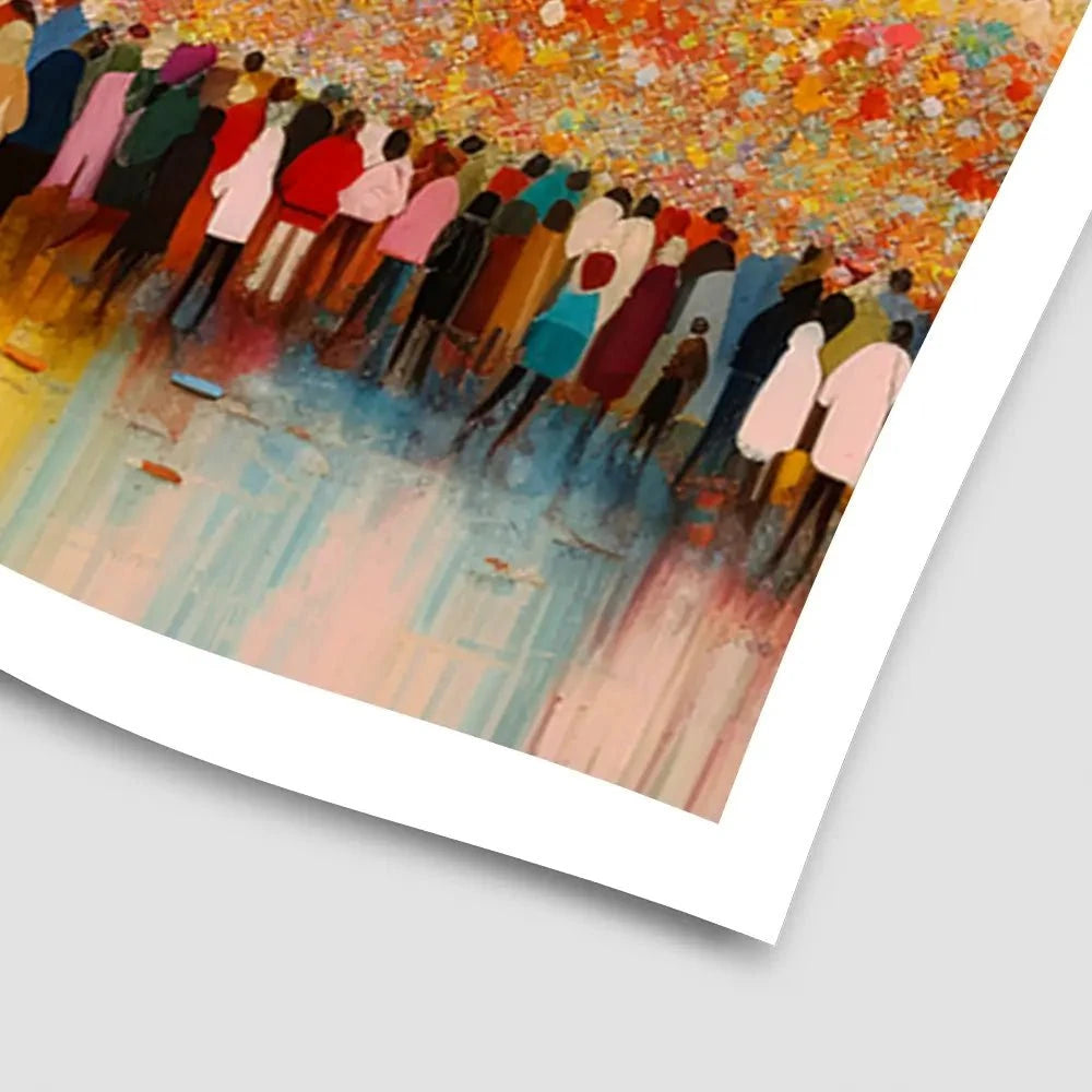 Happy Humans Art Print Happy Humans Art Print wall art product Treechild