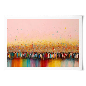 Happy Humans Art Print Happy Humans Art Print wall art product Treechild