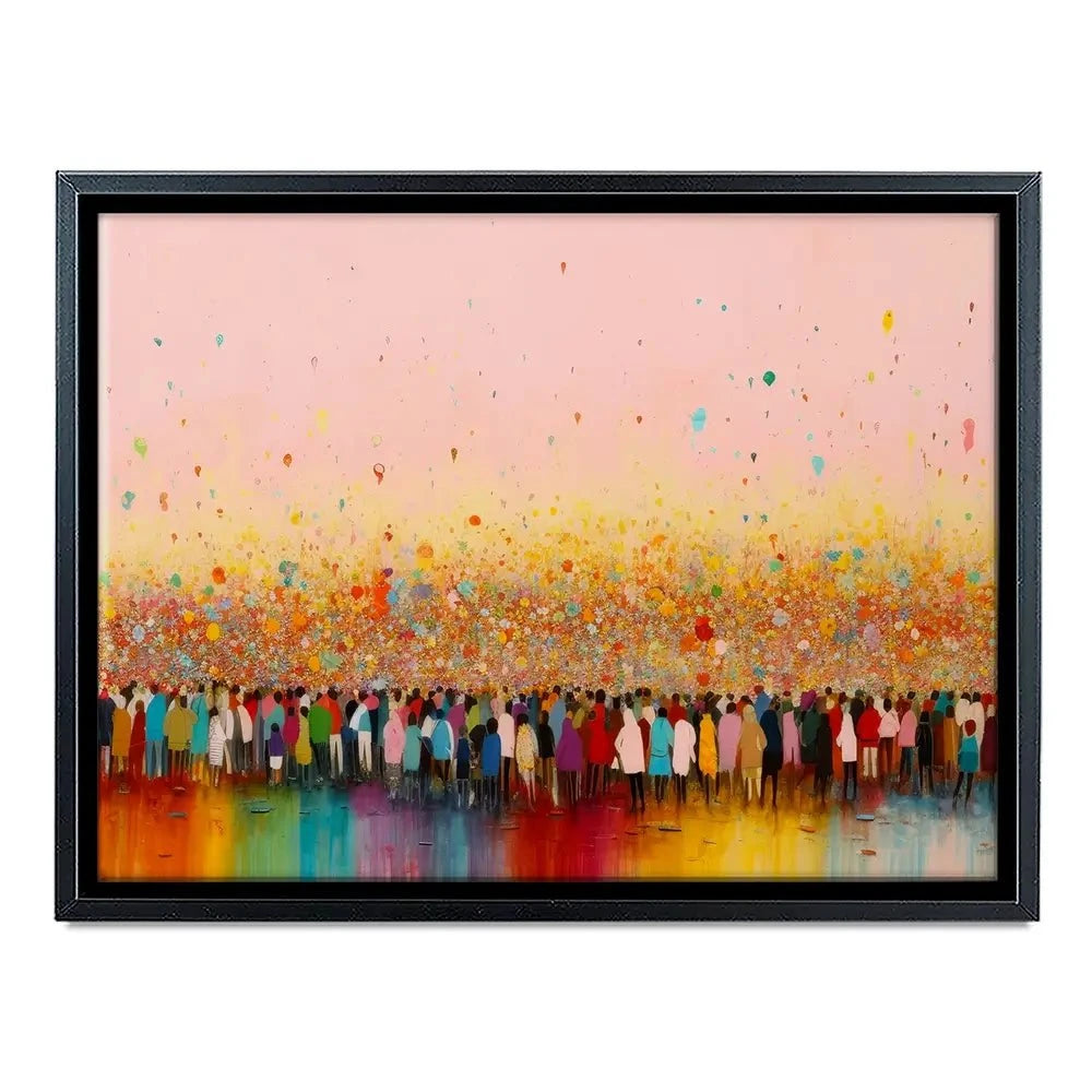 Happy Humans Canvas Print Happy Humans Canvas Print wall art product Treechild