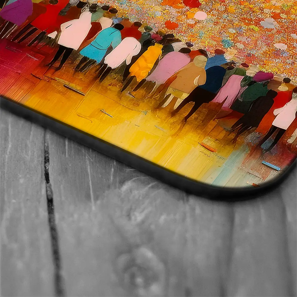 Happy Humans Coaster Set Happy Humans Coaster Set wall art product Art Print Shop