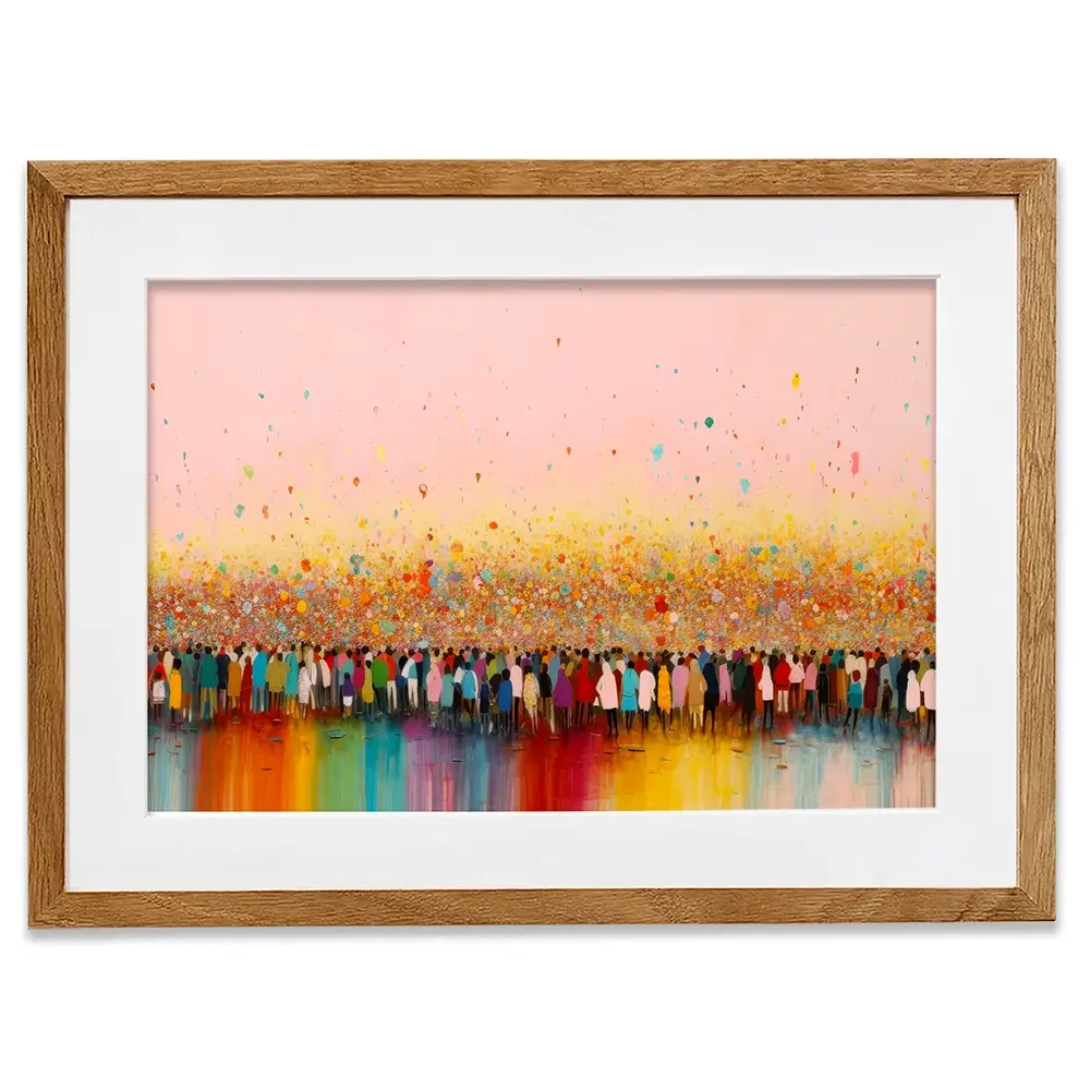 Happy Humans Framed Art Print Happy Humans Framed Art Print wall art product Treechild