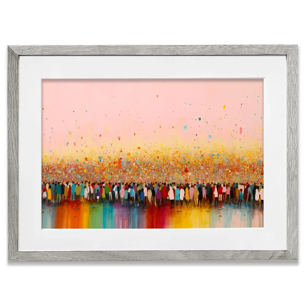 Happy Humans Framed Art Print Happy Humans Framed Art Print wall art product Treechild