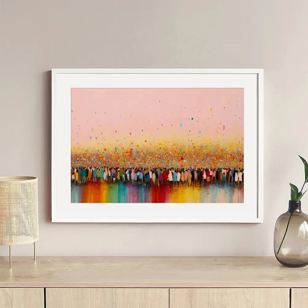 Happy Humans Framed Art Print Happy Humans Framed Art Print wall art product Treechild