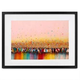 Happy Humans Framed Art Print Happy Humans Framed Art Print wall art product Treechild