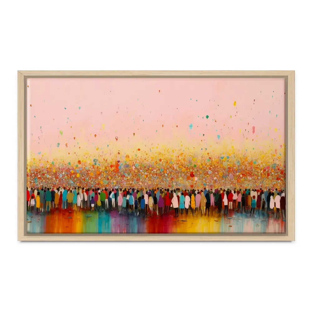 Happy Humans Oversized Canvas Print Happy Humans Oversized Canvas Print wall art product Treechild