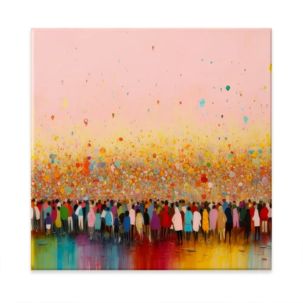 Happy Humans Oversized Canvas Print Happy Humans Oversized Canvas Print wall art product Treechild