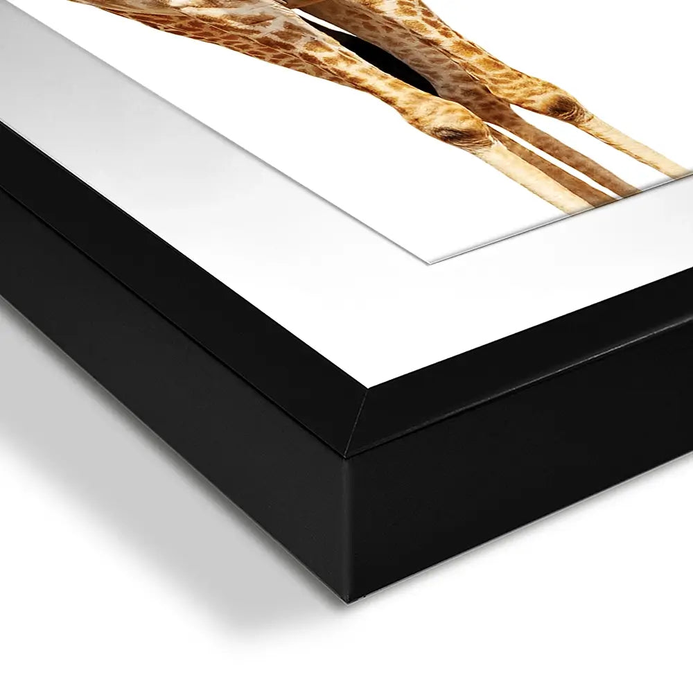 Happy Upside Down Giraffe Square Framed Art Print Happy Upside Down Giraffe Square Framed Art Print wall art product Sergey Novikov / Shutterstock