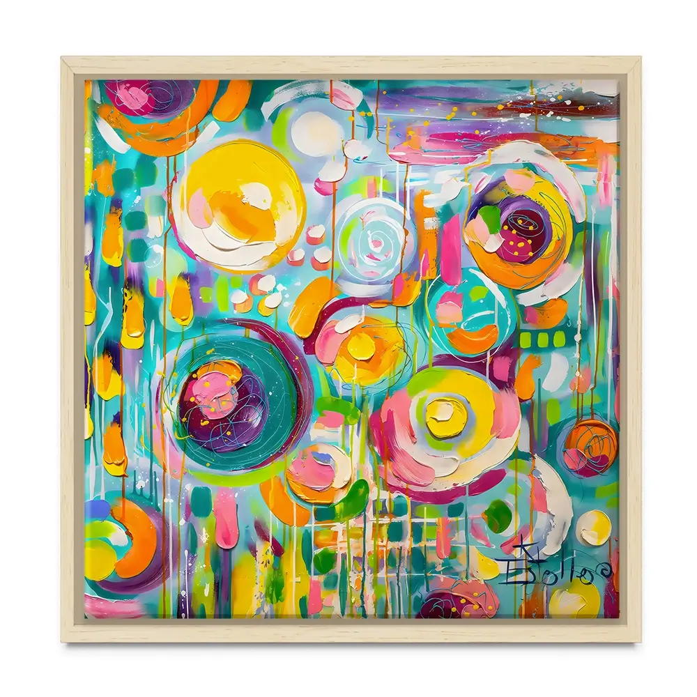 Hard Candy Square Canvas Print Hard Candy Square Canvas Print wall art product Estelle Grengs - Independent