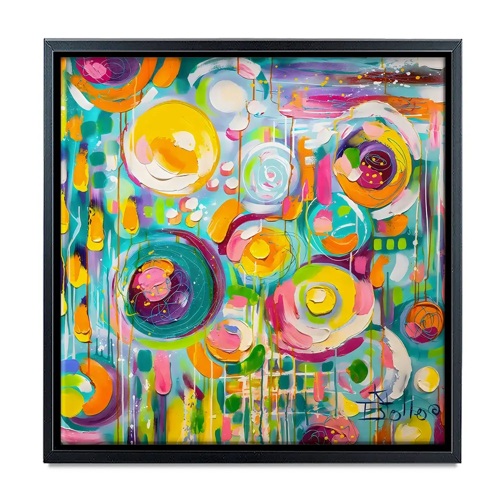 Hard Candy Square Canvas Print Hard Candy Square Canvas Print wall art product Estelle Grengs - Independent