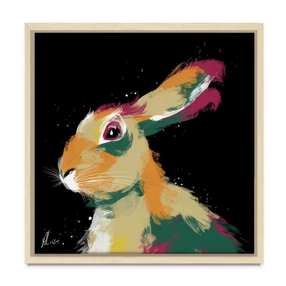 Hare 2 Canvas Print Hare 2 Canvas Print wall art product Aimee Linzi