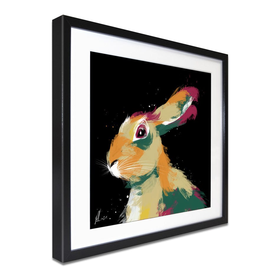 Hare 2 Framed Art Print wall art product Aimee Linzi