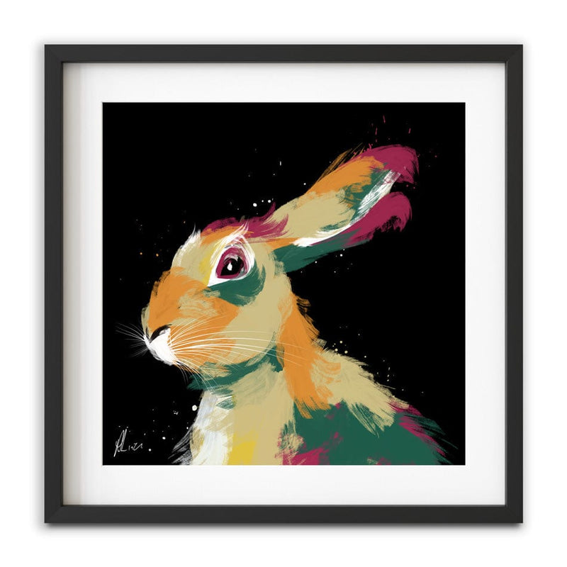 Hare 2 Framed Art Print wall art product Aimee Linzi