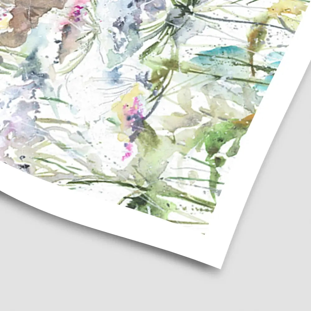 Hare Amongst Flowers Art Print Hare Amongst Flowers Art Print wall art product Nicola Jane Rowles