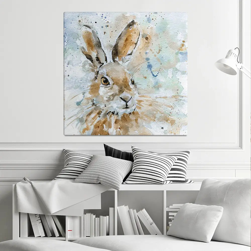 Hare Canvas Print Hare Canvas Print wall art product Carol Robinson