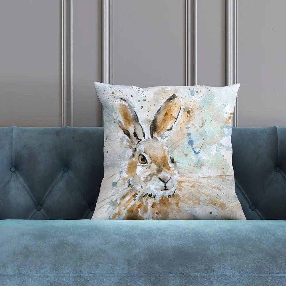 Hare Cushion Hare Cushion wall art product Carol Robinson