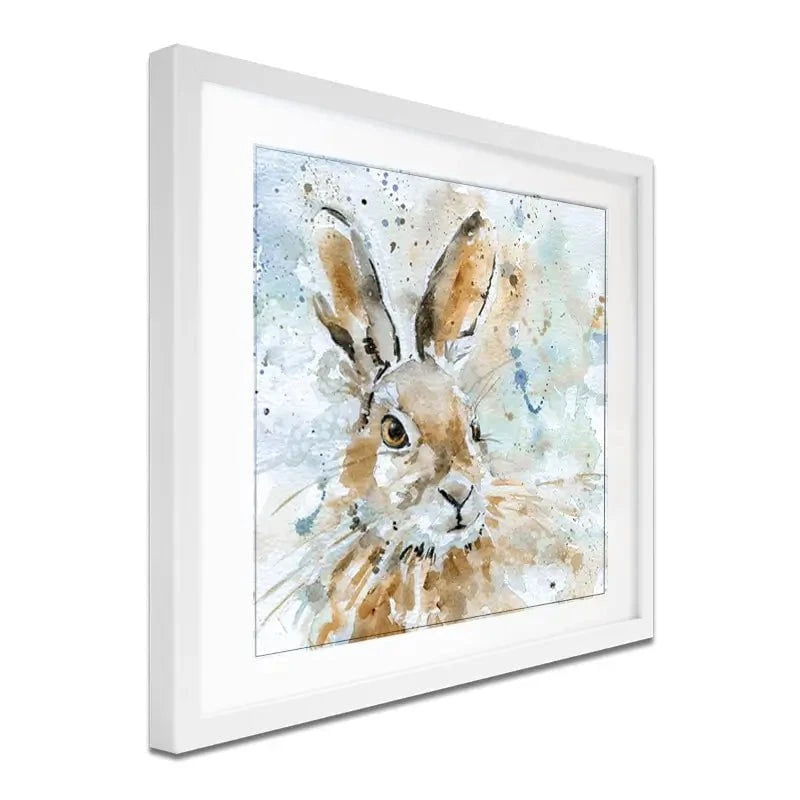 Hare Framed Art Print Hare Framed Art Print wall art product Carol Robinson