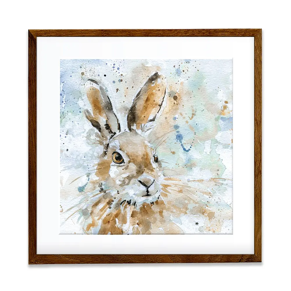 Hare Framed Art Print Hare Framed Art Print wall art product Carol Robinson