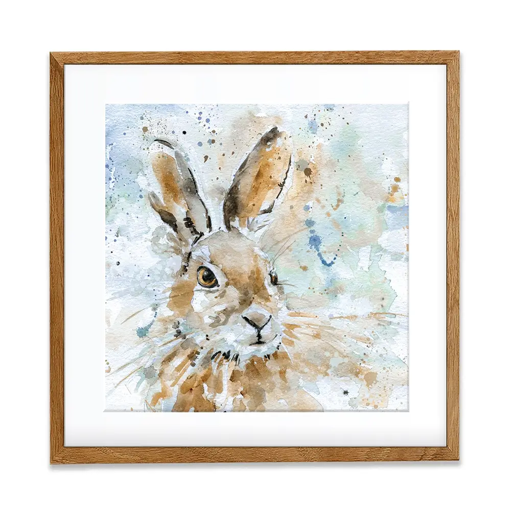Hare Framed Art Print Hare Framed Art Print wall art product Carol Robinson
