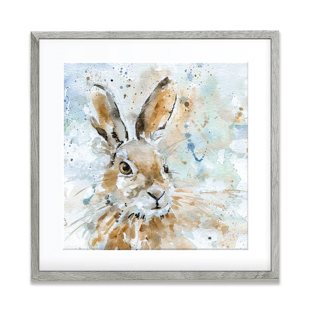 Hare Framed Art Print Hare Framed Art Print wall art product Carol Robinson