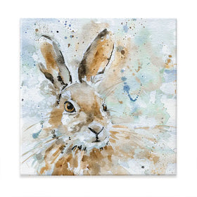 Hare Oversized Canvas Print Hare Oversized Canvas Print wall art product Carol Robinson