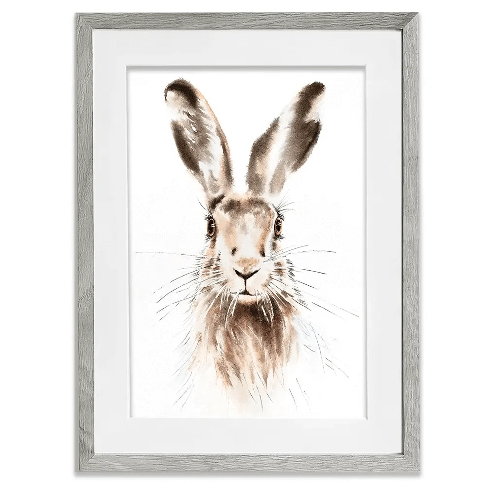 Harry The Hare Framed Art Print Harry The Hare Framed Art Print wall art product Bolotova Tatyana / Shutterstock
